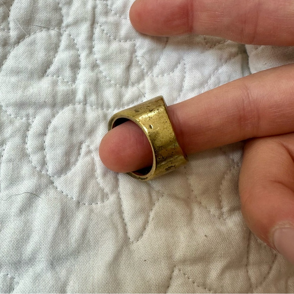 Chunky Gold Statement Ring - Picture 4 of 4